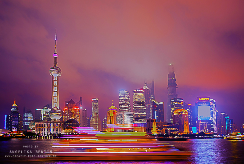 Shanghai bei Nacht