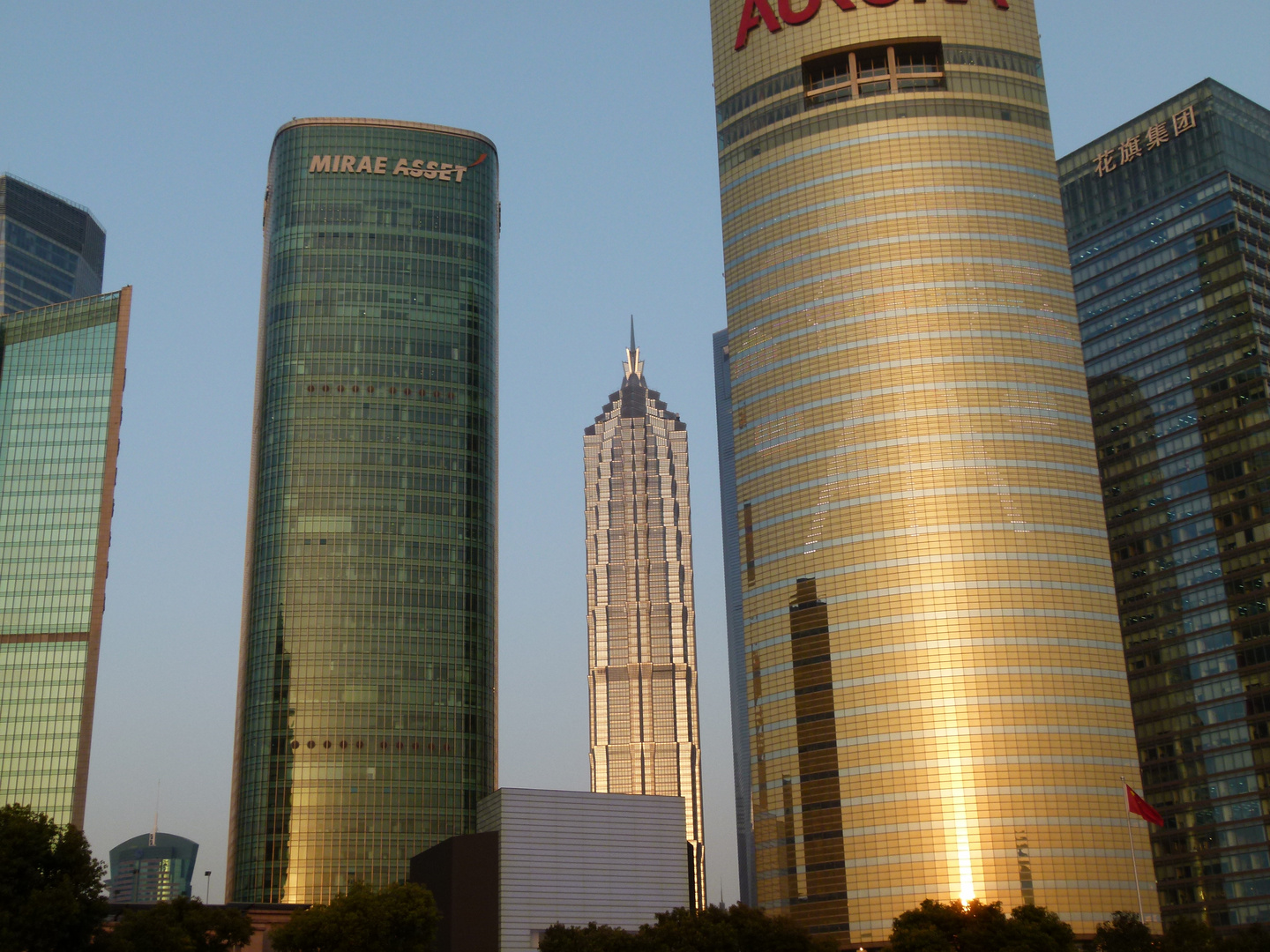 Shanghai bei Sonnenschein