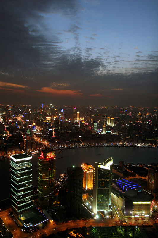 shanghai blue hour