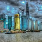 Shanghai depuis le Bund, en HDR