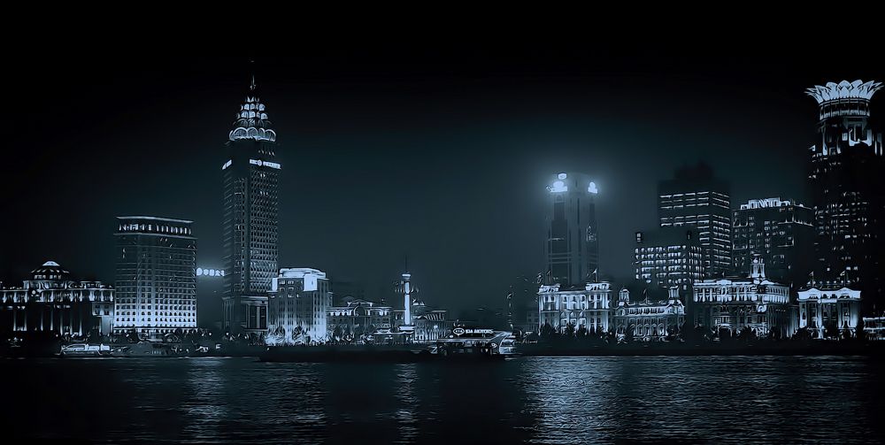 Shanghai di notte