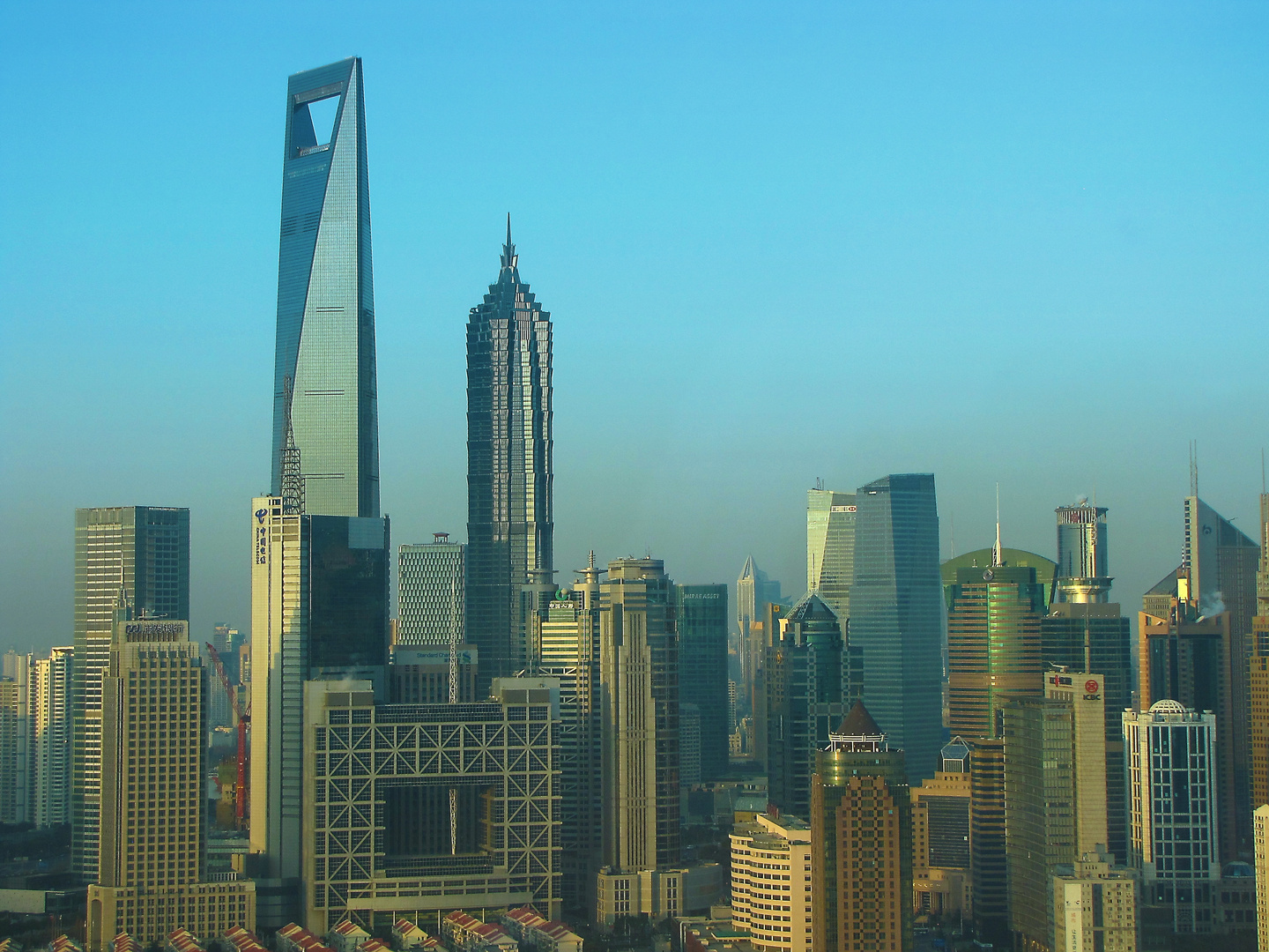 Shanghai - ein faszinierender Blick aus dem Hotelfenster