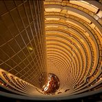 Shanghai grand hyatt, blick in die lobby