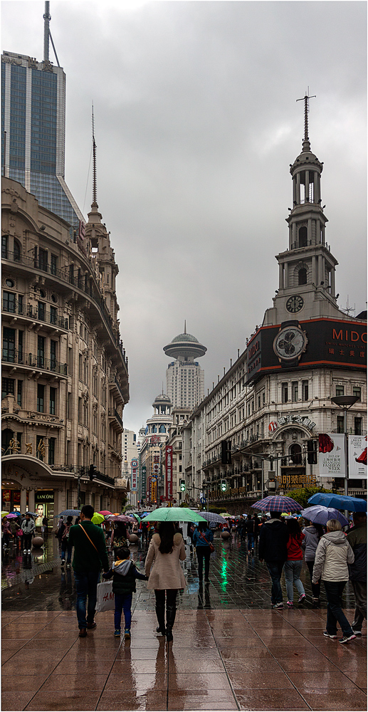 ... Shanghai im Regen 2 ...