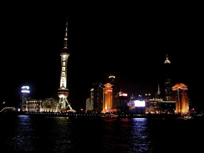Shanghai in der Nacht