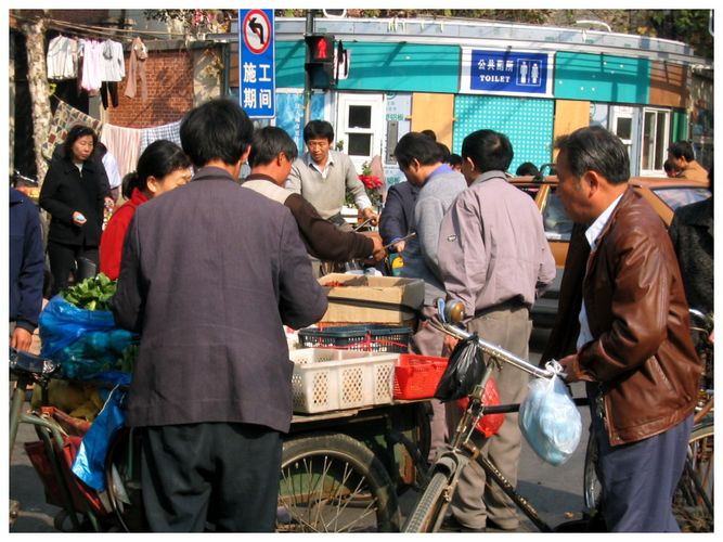 Shanghai: Kleiner Strassenmarkt