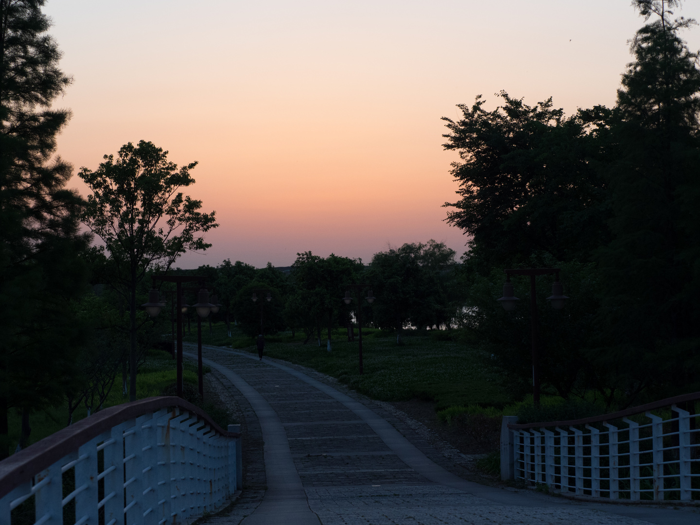 Shanghai mal anders - Sonnenuntergang in Zhujiajiao