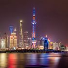 Shanghai Skyline bei Nacht