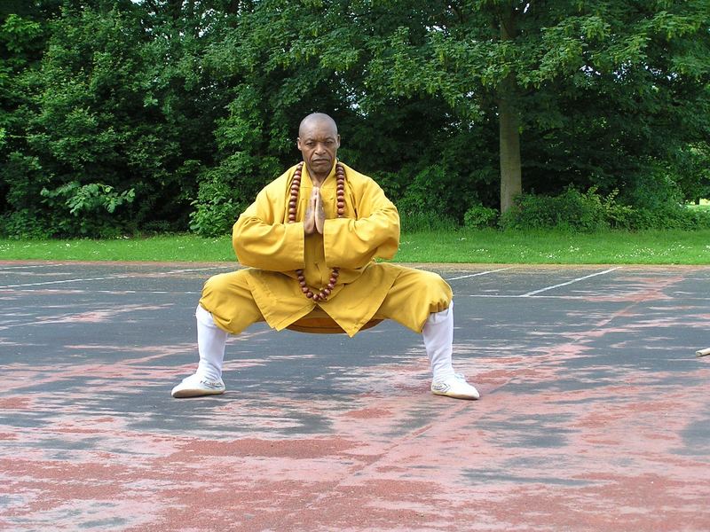 Shaolin Monk in Meditation