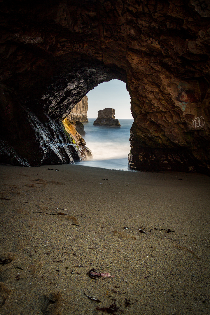 Shark Finn Cove Californien