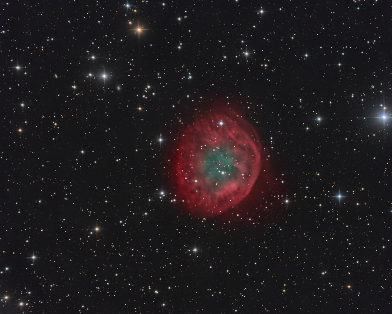 Sharpless 290 ein planetarer Nebel im Sternbild Krebs