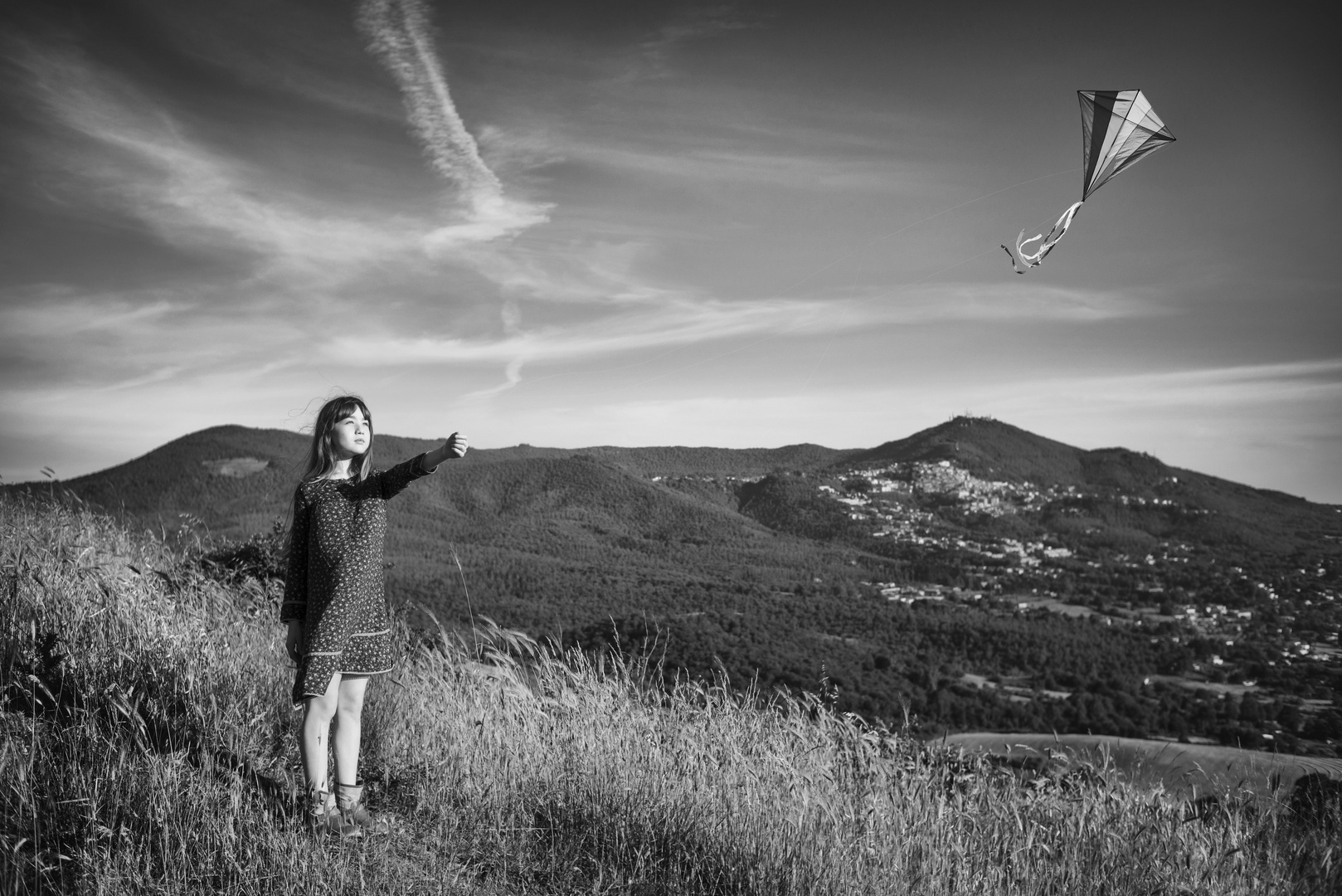 Shasa and her kite