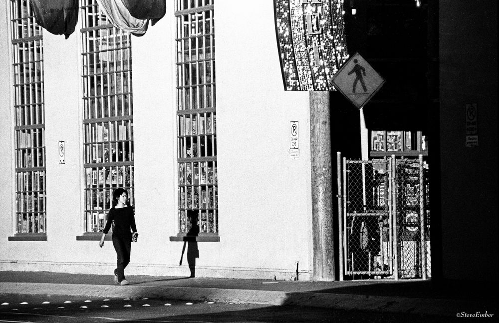 She and (not) her Shadow - A Granville Island Moment