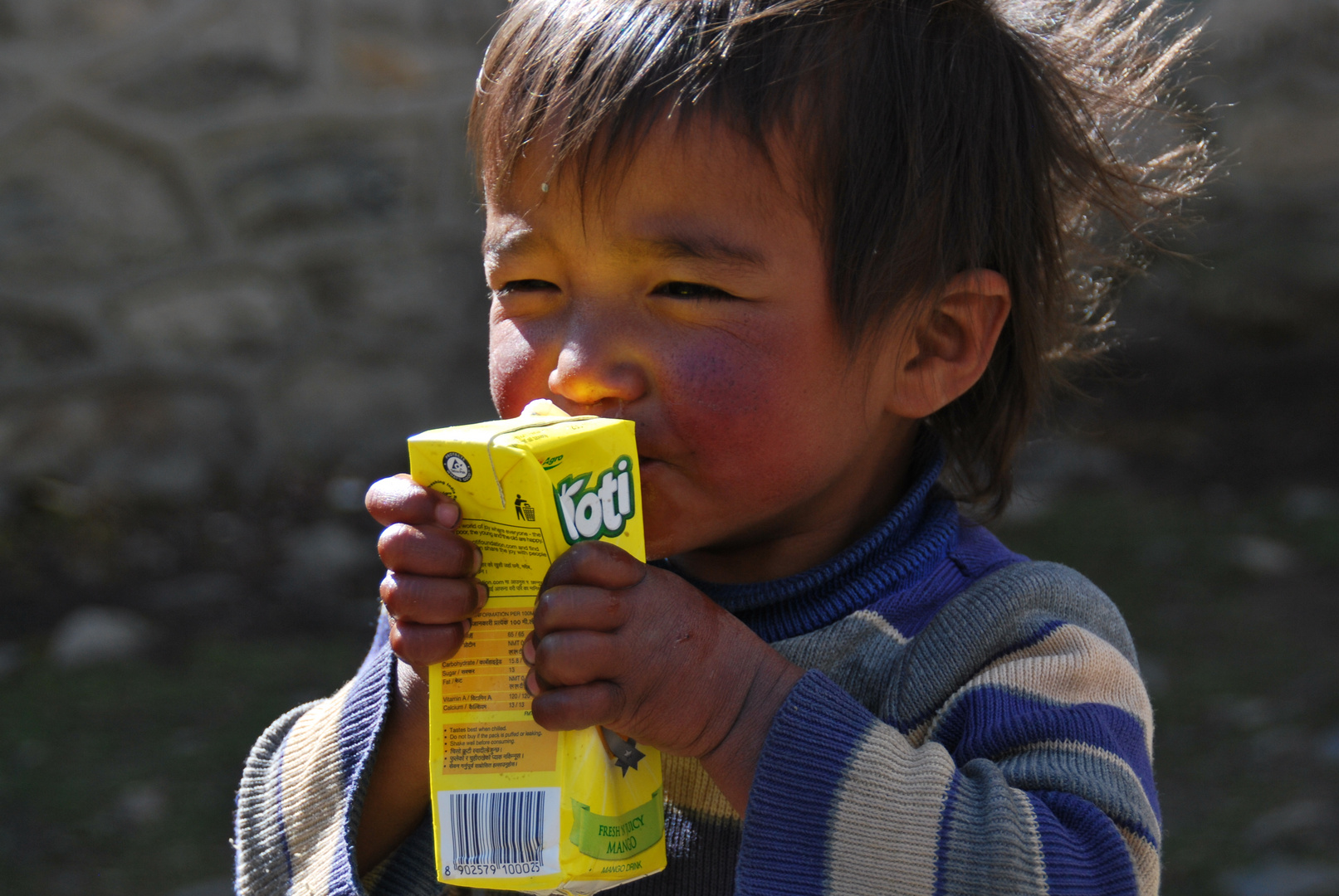 she loves mangojuice!