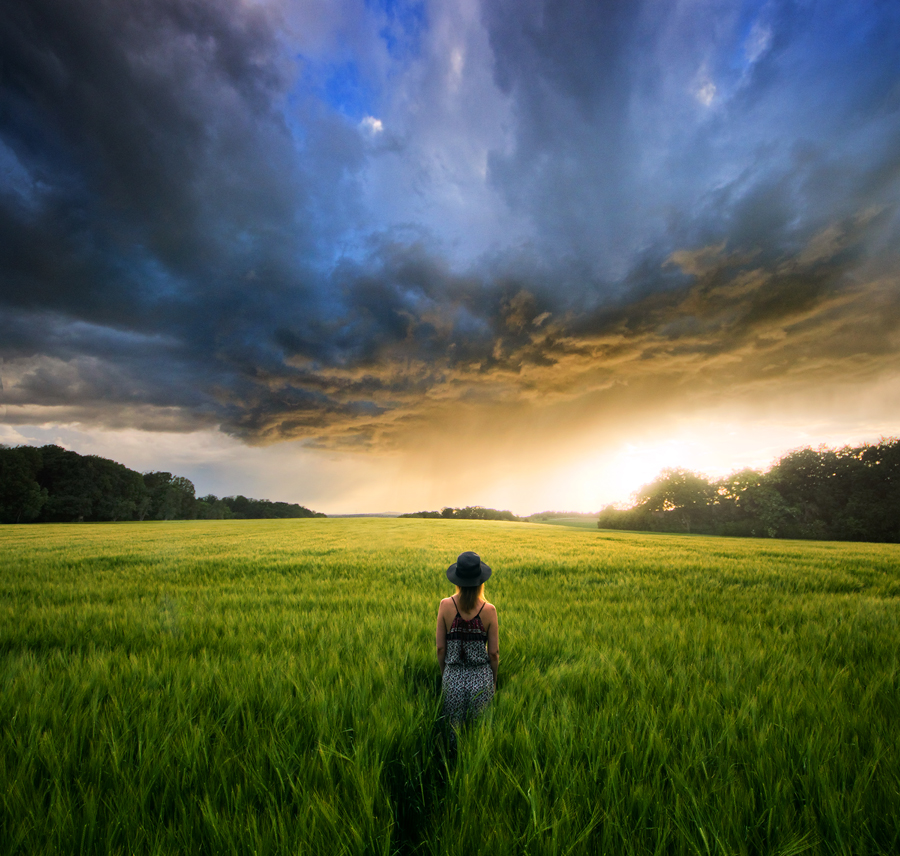 She loves storms...