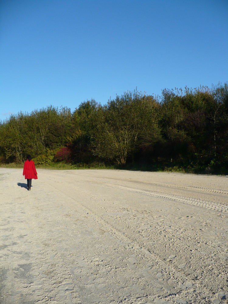 she walks alone