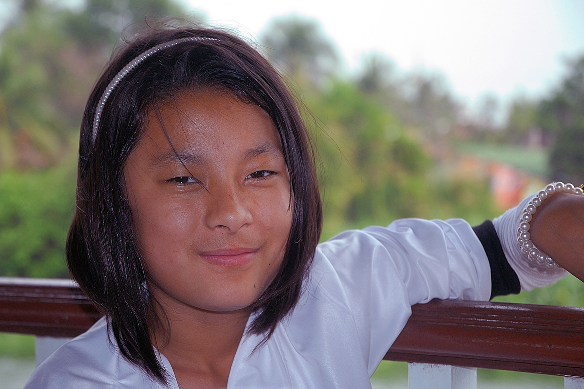Shearee, a young guest from Bhutan in Thailand