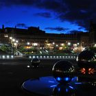 Sheffield Peace Garden bei Nacht