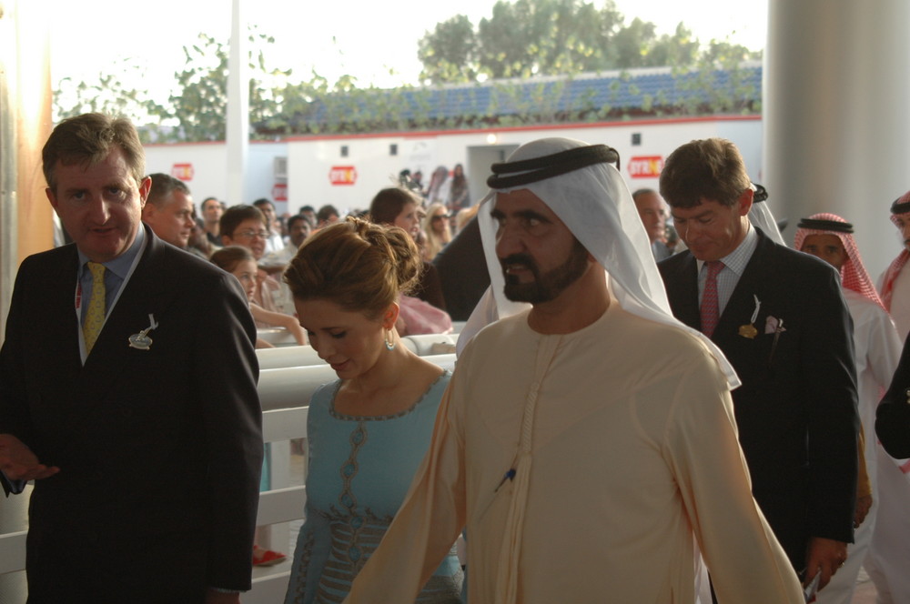 Sheik Mohamed bin Rashid al Maktoum und Prinzessin Haya von Jordanien