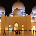 Sheikh Zayed Moschee, Abendstimmung