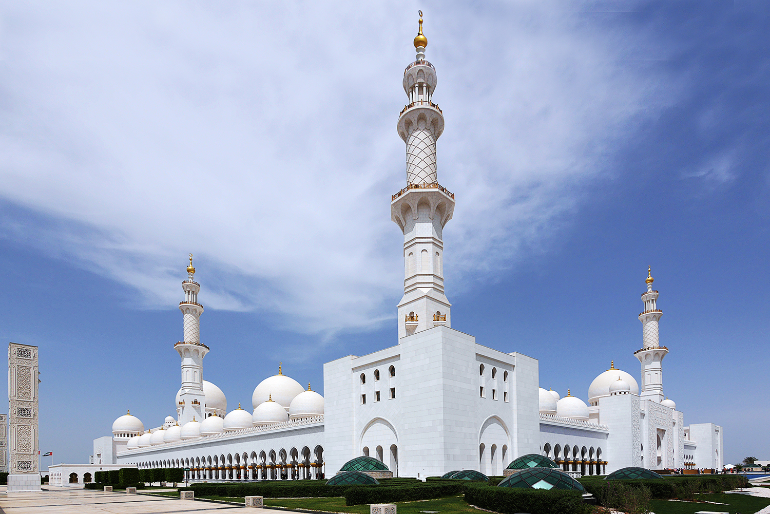 Sheikh-Zayed-Moschee in Abu Dahabi