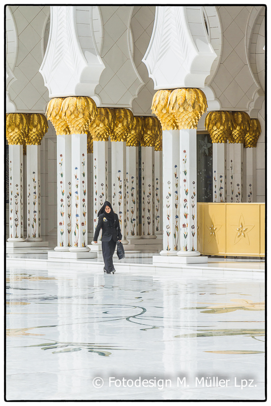 Sheikh Zayed Moschee in Abu Dhabi 1