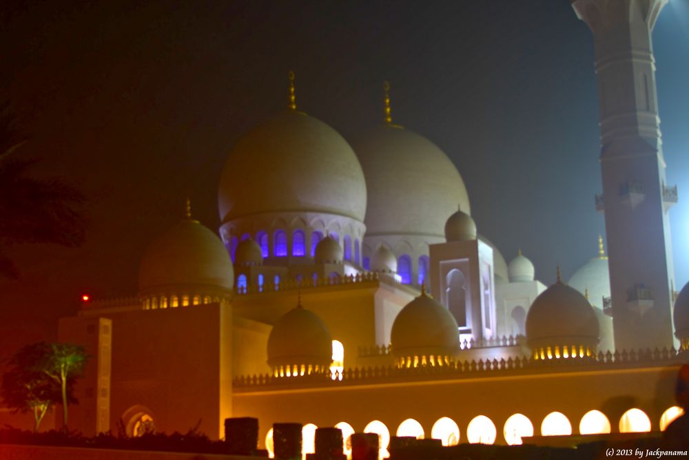 Sheikh-Zayed-Moschee in Abu Dhabi