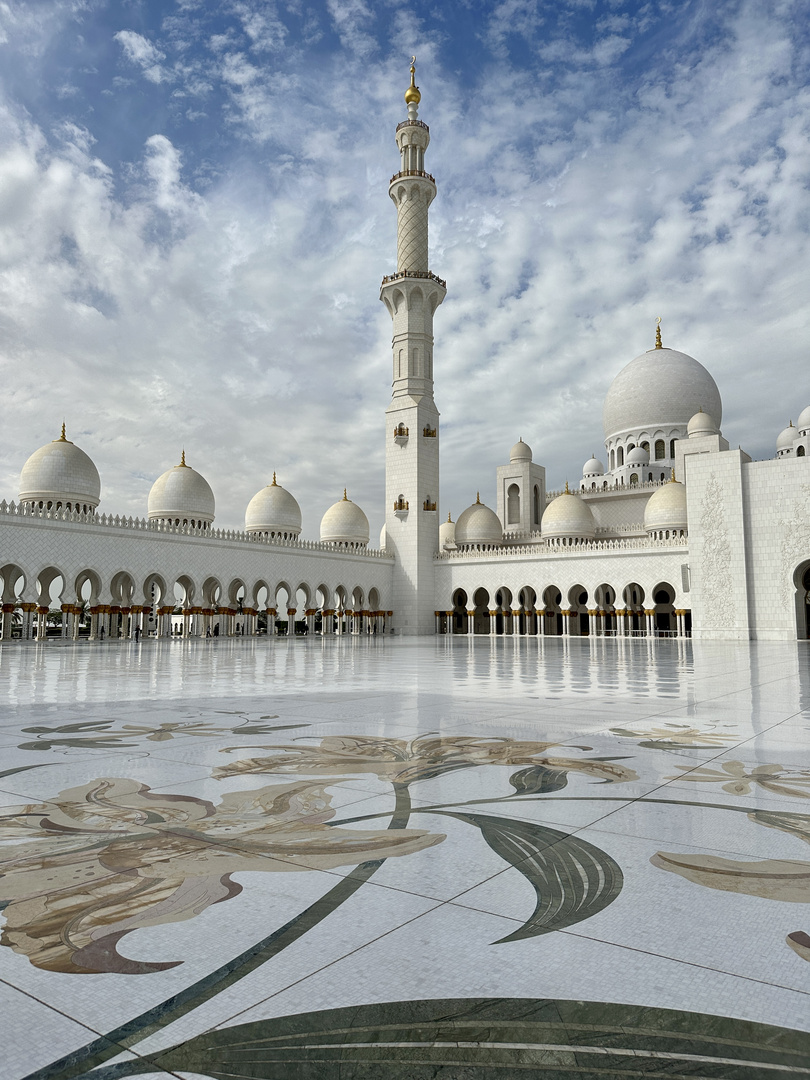 Sheikh Zayed Moschee in Abu Dhabi