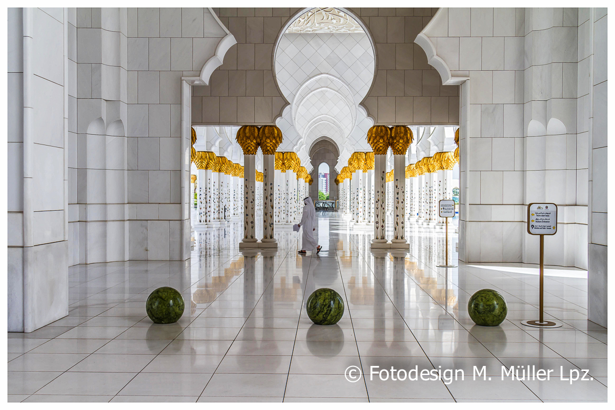 Sheikh Zayed Moschee in Abu Dhabi