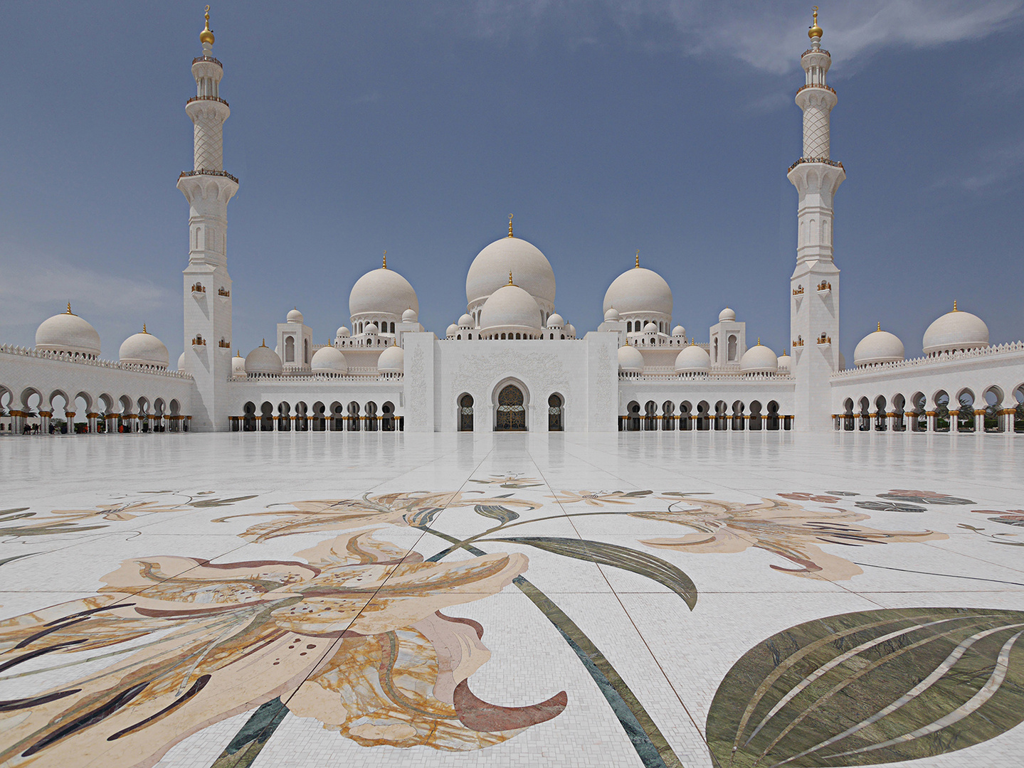 Sheikh-Zayed-Moschee in Abu Dhabi