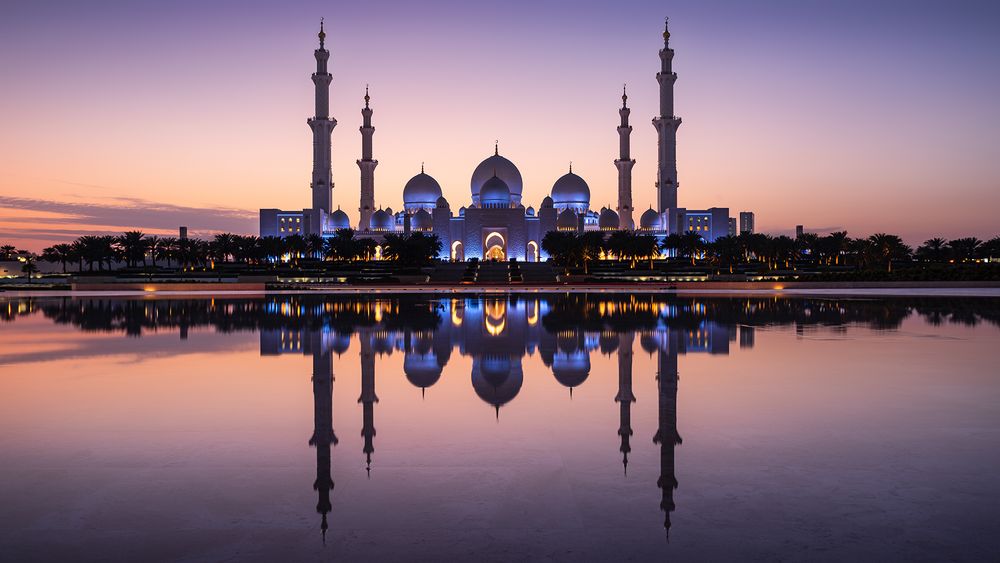 Sheikh Zayed Moschee in Abu Dhabi