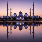 Sheikh Zayed Moschee in Abu Dhabi