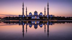 Sheikh Zayed Moschee in Abu Dhabi