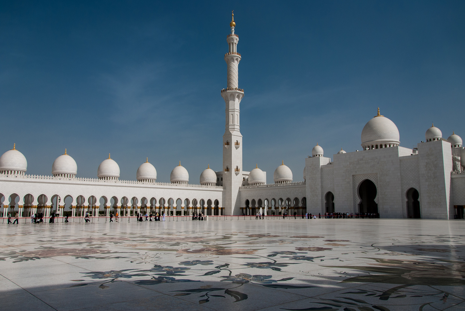 Sheikh Zayed Moschee in Abu Dhabi VAE