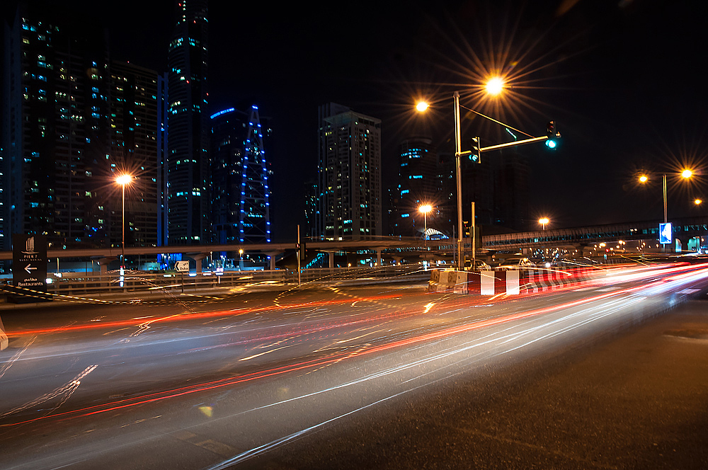 Sheikh Zayed Road @ Night