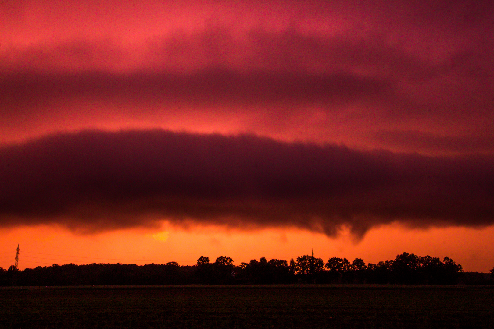 Shelfcloud At Sunset