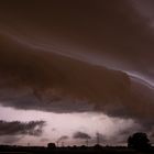 Shelfcloud um Mitternacht