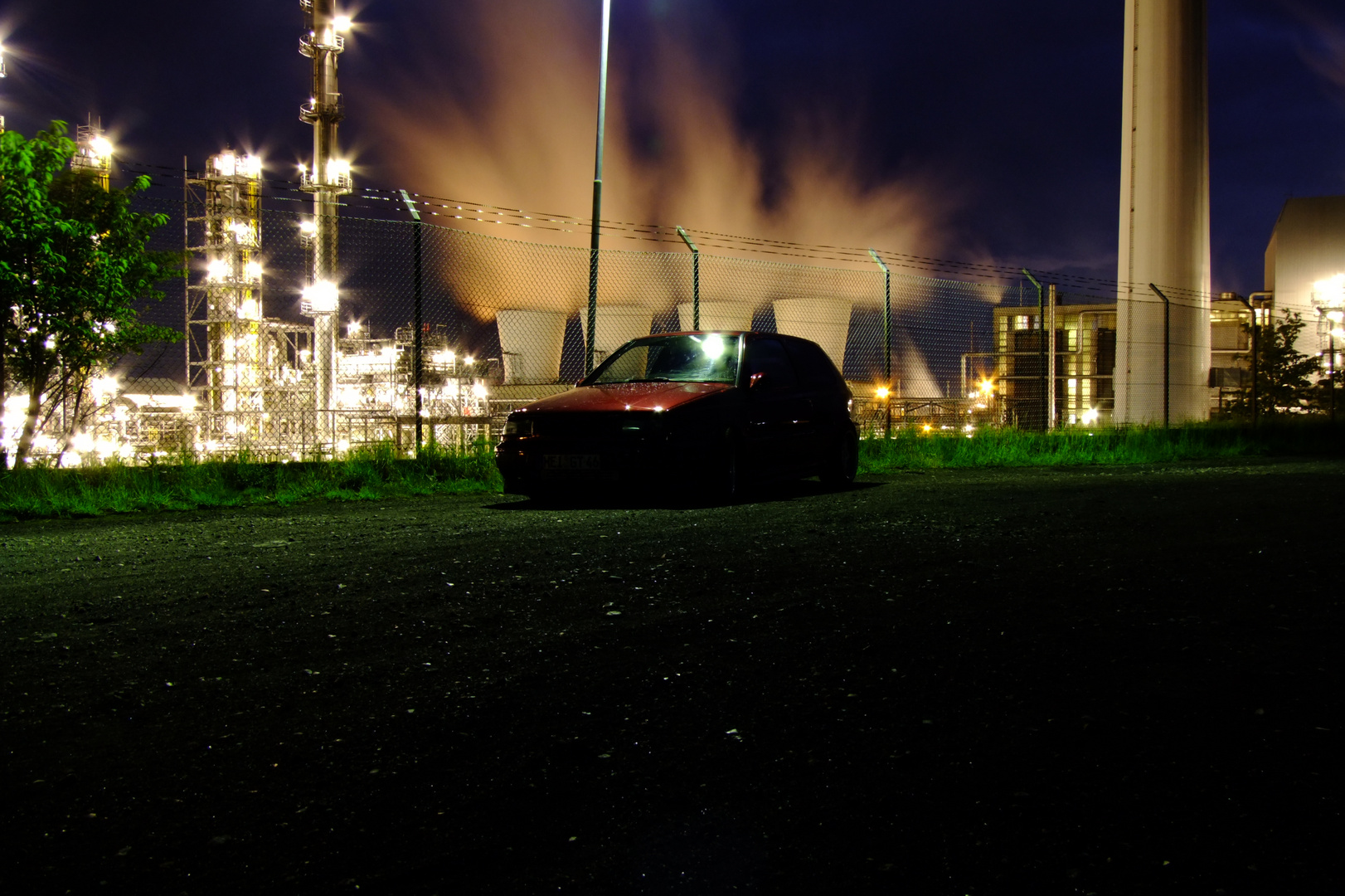 Shell bei Nacht , Golf 3