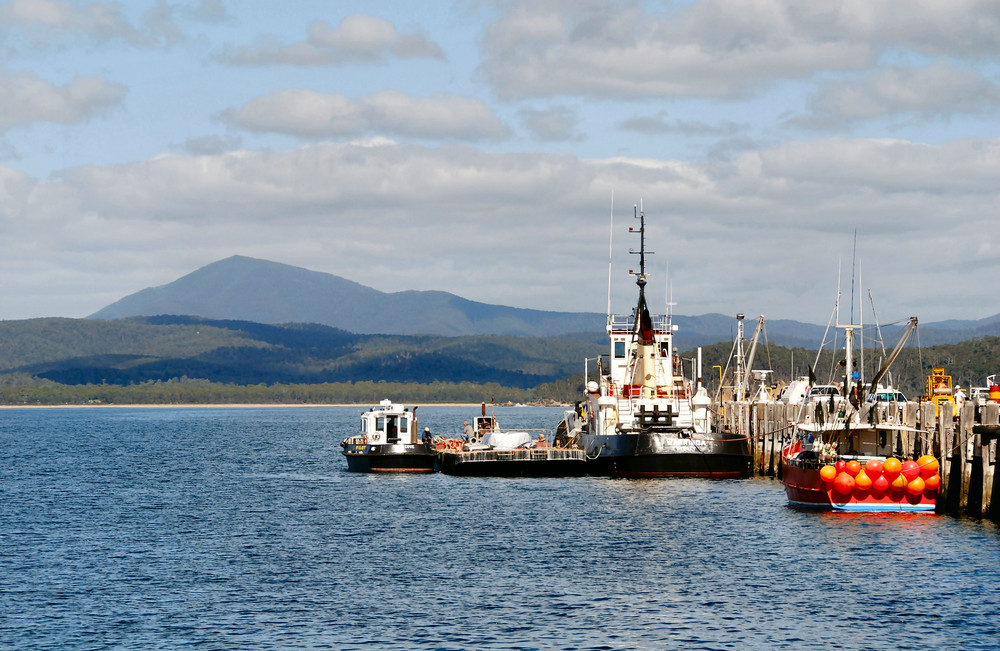 Sheltered harbour at Eden