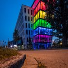 Sheridan-Tower at night