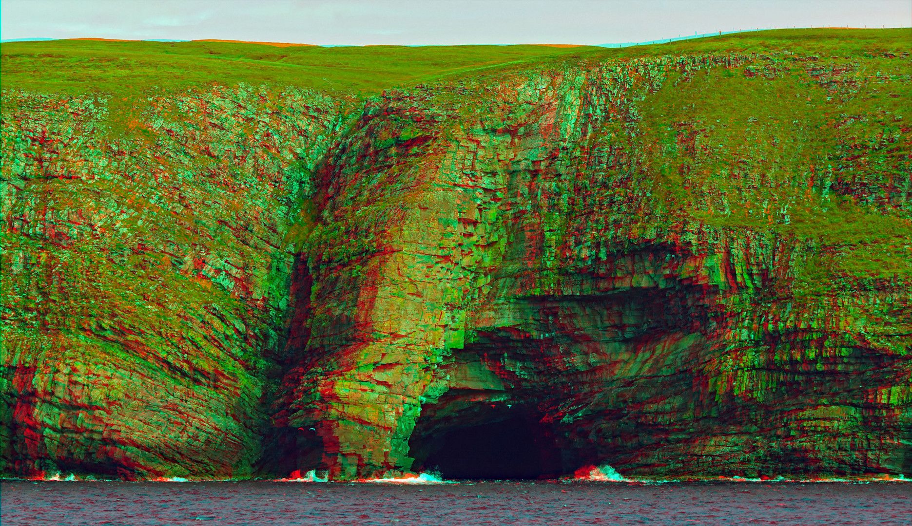  Shetland Felshöhle (3D- ANA)