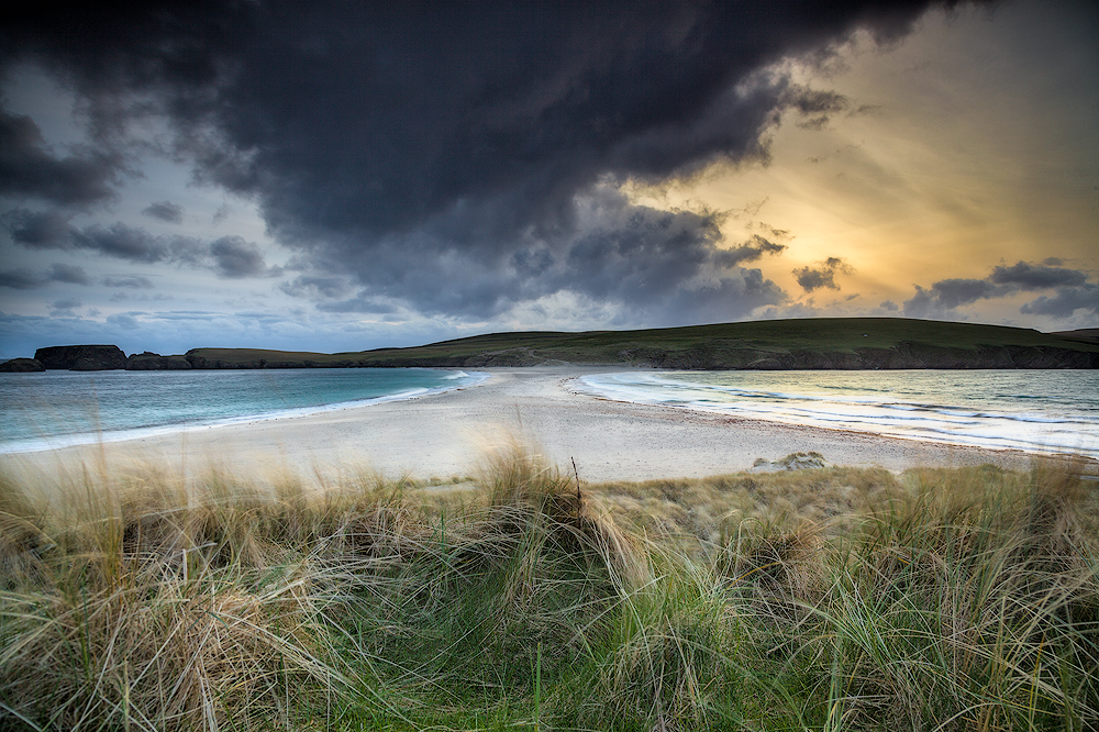 Shetland Inseln: Strand - Insel - Ebbe