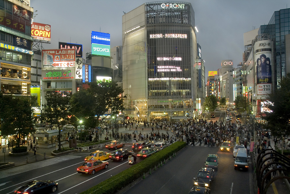 shibuya, busiest crossing in town