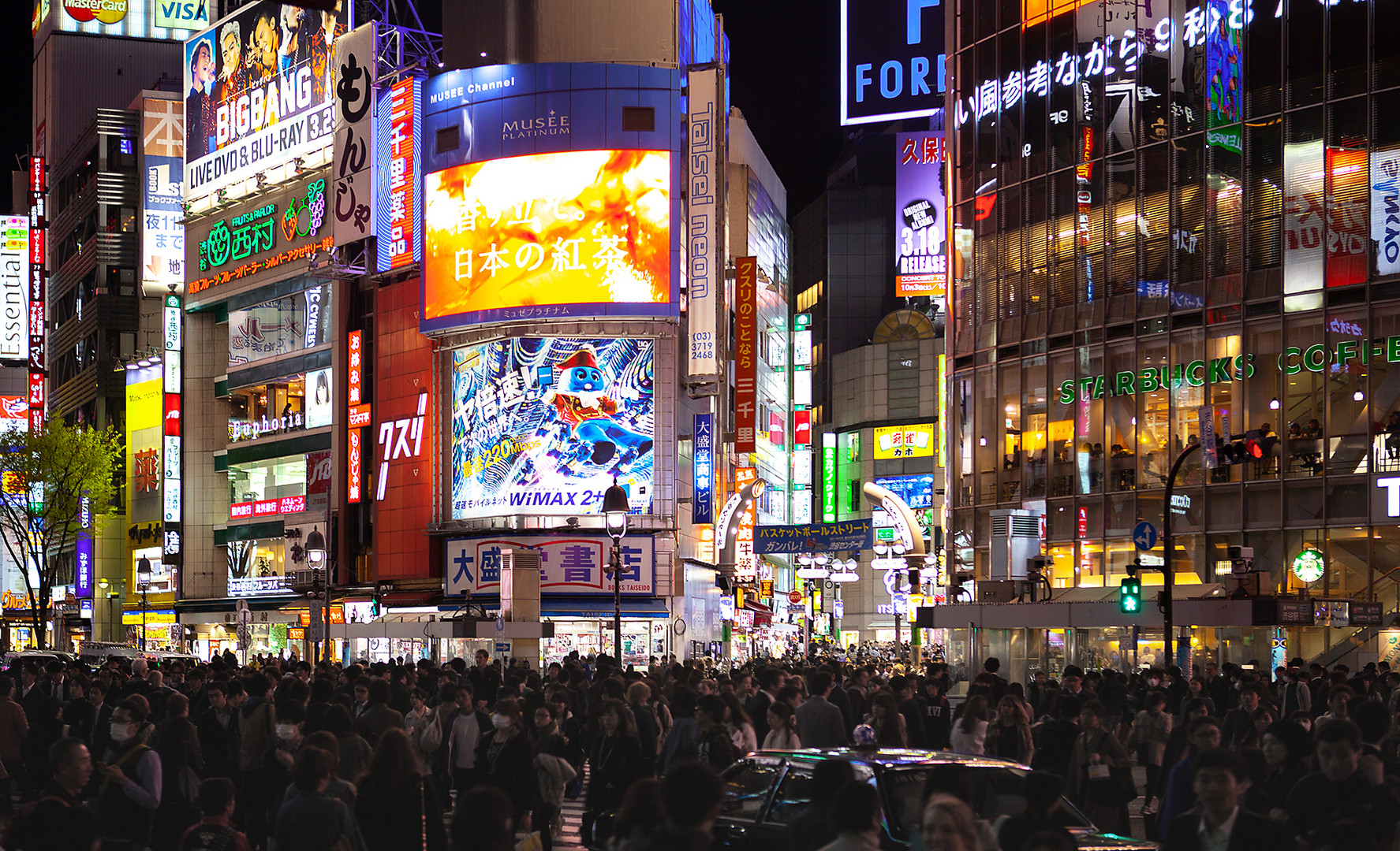 Shibuya Kreuzung in Tokyo