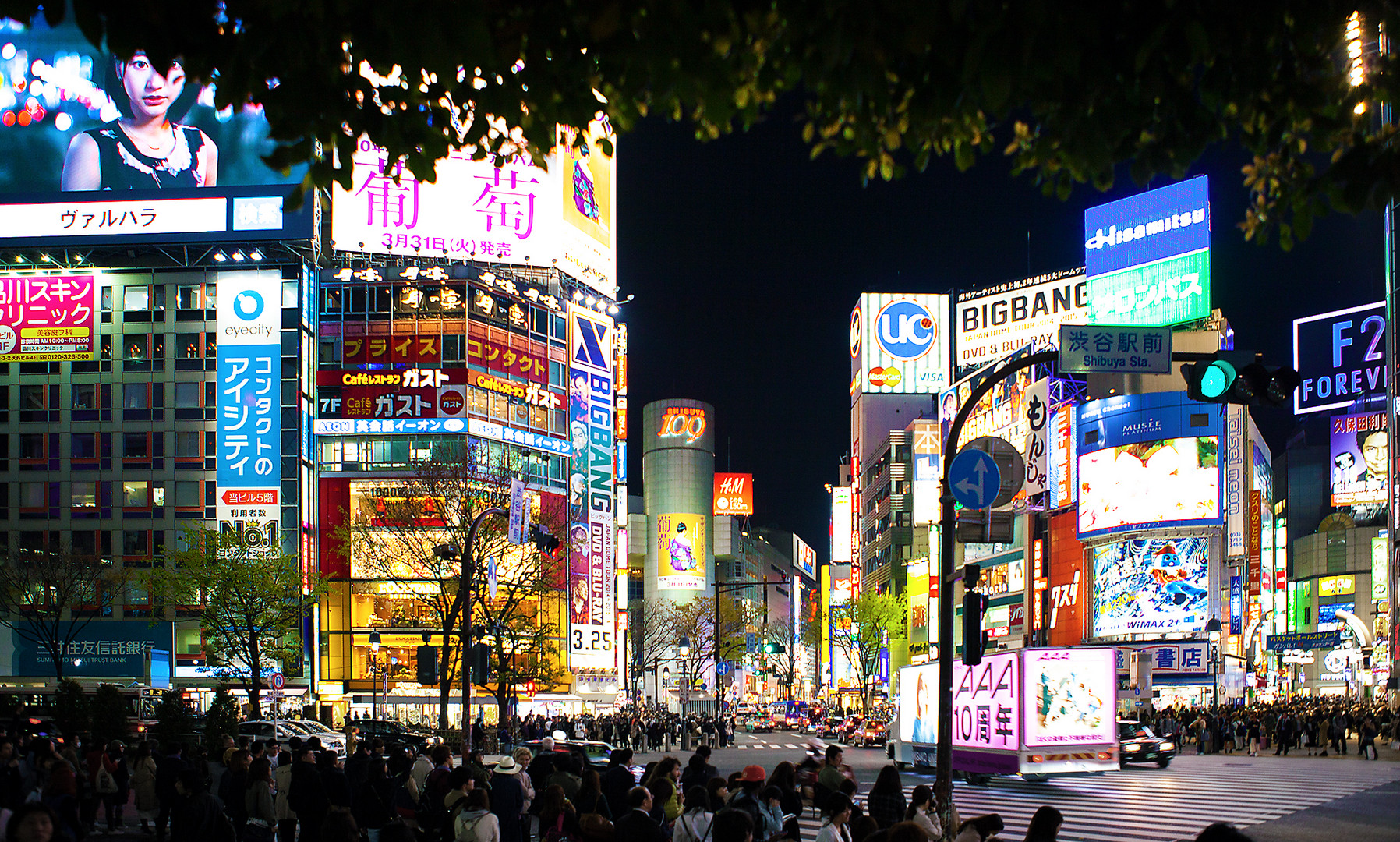 Shibuya Kreuzung in Tokyo