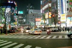 Shibuya noch trocken