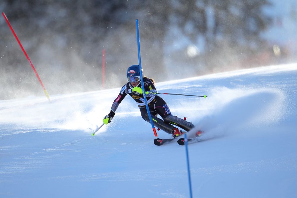 Shiffrin auf dem Weg zur Slalom-Kristallkugel