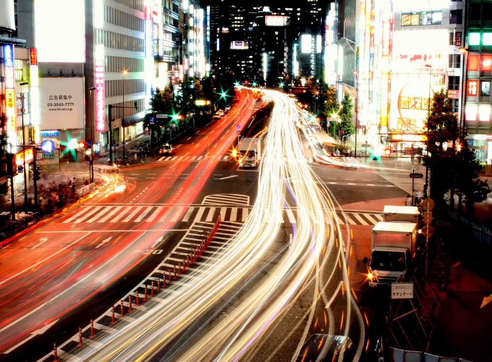 Shinjuku Night Traffic