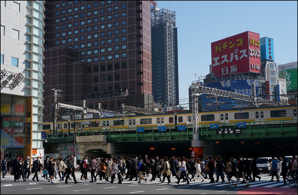 shinjuku rushhour