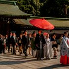 Shintistische Hochzeit am Meiji Schrein